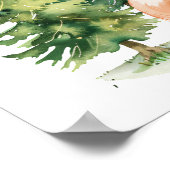 ウッドラお洒落ンドキツネ4th誕生日パーティーへようこそ ポスター (角)