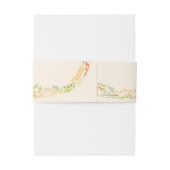 ウッドラお洒落ンドキツネ(アイボリー素朴結婚) 招待状ベリーバンド (裏面例)