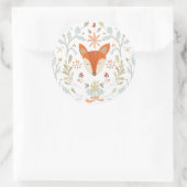 ウッドラお洒落ンドキツネ ラウンドシール (バッグ)