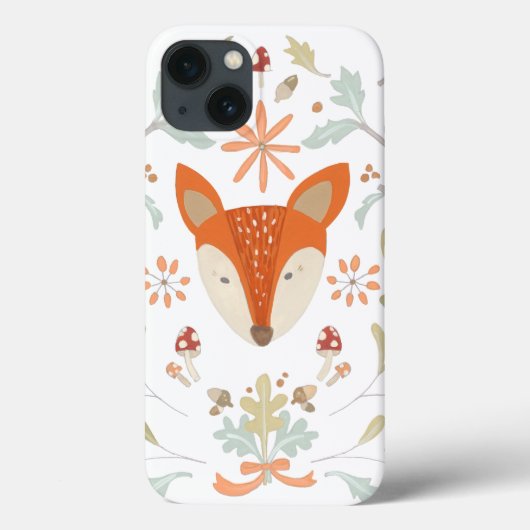 ウッドラお洒落ンドキツネ Case-Mate iPhoneケース (裏面)