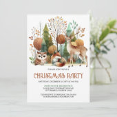 ウッドラお洒落ンドクリスマスホリデーパーティー 招待状 (スタンド正面)