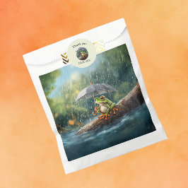 ウッドラお洒落ンドコテージコアフロッグバースデーパーティー フェイバーバッグ