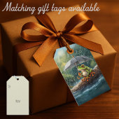 ウッドラお洒落ンドコテージコアフロッグホピー誕生日 カード