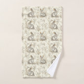 ウッドラお洒落ンドバンニー バスタオルセット (ハンドタオル)