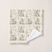 ウッドラお洒落ンドバンニー バスタオルセット (ウォッシュタオル)