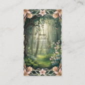 ウッドラお洒落ンドフォレストブックベビー エンクロージャーカード (正面)