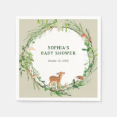 ウッドラお洒落ンドリース スタンダードカクテルナプキン (正面)