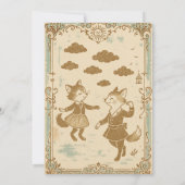 ウッドラお洒落ンド誕生日 招待状 (裏面)