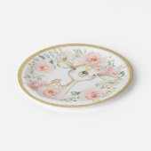 ウッドラかわいらしンドシカ |赤面水彩フローラ ペーパープレート (アングル)