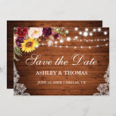 ウッドライ素朴ト混合フローラレース セーブザデート (正面/裏面)