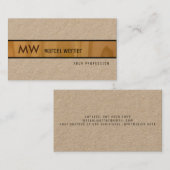 ウッドラエレガントスクラフトプレミアムプロ 名刺 (正面/裏面)