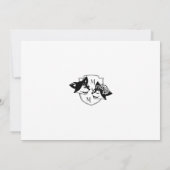 ウッドラエレガントンドキツネフローラスケッチ童話写真 セーブザデート (裏面)