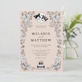 ウッドラエレガントンドキツネフローラスケッチ童話 招待状 (スタンド正面)