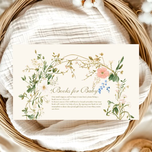 ウッドラエレガントンドファーンベイビーシャワーブックベビー エンクロージャーカード