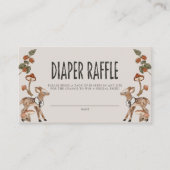ウッドラエレガントンドフォレストおむつラッフル エンクロージャーカード (正面)
