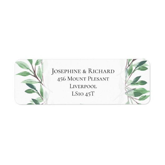 ウッドラオーガニックンドヴィンテージリース ラベル (正面)