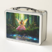 ウッドラカスタムンドの森の魔法の妖精 メタルランチボックス (裏面)