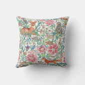 ウッドラカラフルンド森林動物自然 クッション (裏面)