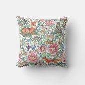 ウッドラカラフルンド森林動物自然 クッション (正面)