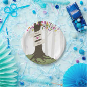 ウッドラカラフルンド結婚ズ ペーパープレート (パーティー)