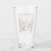 ウッドラクラシックンドクリスマスディアー/雪だるま タンブラーグラス (裏面)