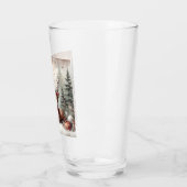 ウッドラクラシックンドクリスマスディアー/雪だるま タンブラーグラス (左)