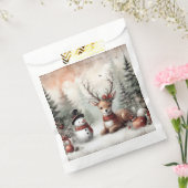 ウッドラクラシックンドクリスマスディアー/雪だるま フェイバーバッグ (封をした状態)