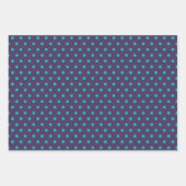 ウッドラクールンドマッシュルーム植物模様 ラッピングペーパーシート (正面3)