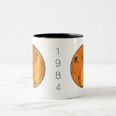 ウッドラット1924 1984射手座〔占星術の〕十二宮図誕生日マグカップ ツートーンマグカップ (中央)