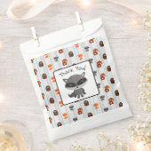 ウッドラパーソナライズされたンドクリージャーベビーシャワーバッグ フェイバーバッグ (クリップ留めされた状態)