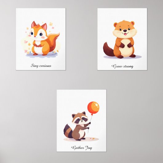 ウッドラパーソナライズされたンド子供部屋ルームデコール (正面)