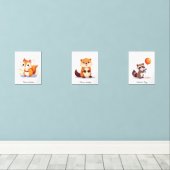 ウッドラパーソナライズされたンド子供部屋ルームデコール (ウッドフロア)