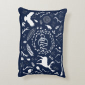 ウッドラパーソナライズされたンド男の赤ちゃん子供部屋デコール アクセントクッション (裏面(縦))