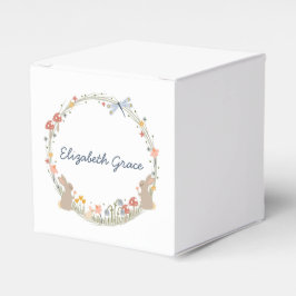 ウッドラパーソナライズされたンド赤ちゃんシャワーギフトボックス フェイバーボックス