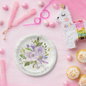 ウッドラベ素朴ンダーフラワーシャワー7"プレート ペーパープレート (パーティー)