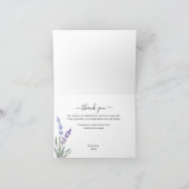 ウッドラベ素朴ンダーブライダルシャワーありがとう サンキューカード (内部)