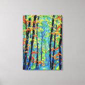 ウッドランカラフルズ キャンバスプリント (正面)