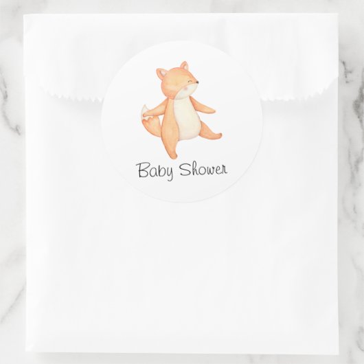 ウッドランズアニマルズ踊りフォレストピクニック ラウンドシール (バッグ)