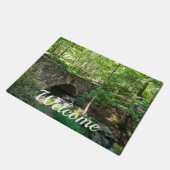 ウッドランズウォークウェイ橋ウェルカムドormat ドアマット (アングル)