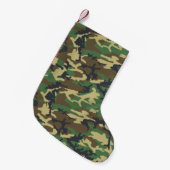 ウッドランズカモフラウジアウトドアズクリスマスストッキング スモールクリスマスストッキング (正面 (吊り時))
