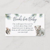 ウッドランズフォレストかわいいベビーアニマルズブックリクエスト エンクロージャーカード (正面)