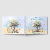 ウッドランズワイルドライフベビーシャワーゲストブック ゲストブック (全面)