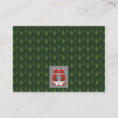 ウッドランズ赤ちゃんシャワーが本の付属品をもたらす エンクロージャーカード (裏面)