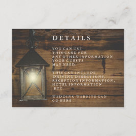 ウッドランタン素朴カントリー披露宴