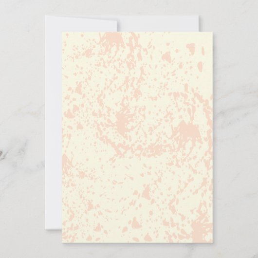 ウッドランドおもしろいフイルズワイルドベイビーシャワー 招待状 (裏面)