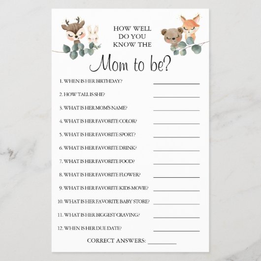 ウッドランドお母さんがゲームカードになれるって知ってるか チラシ (正面)