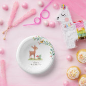 ウッドランドお洒落アニマルズベビーシャワー ペーパーボウル (パーティー)