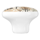 ウッドランドお洒落ウォーターカラーフォレスト セラミックノブ (側面)