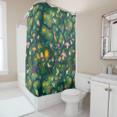ウッドランドお洒落クリーチャーのシャワーカーテン シャワーカーテン (インサイチュ)