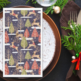 ウッドランドお洒落トナカイの冬